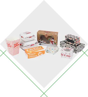 Caja de papel para alimentos