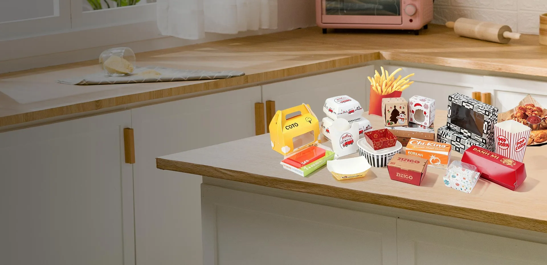 Proveedor de cajas de papel para alimentos