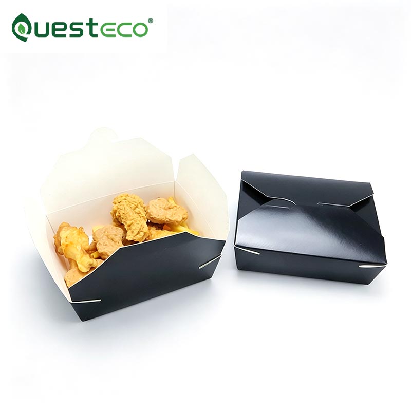 Caja de embalaje de hamburguesas fritas