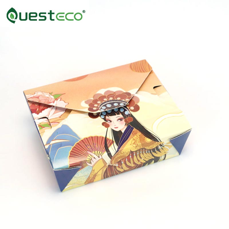 Cubo de papel de pollo frito