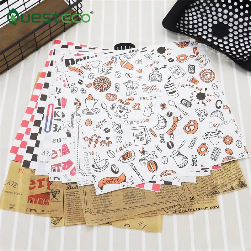 Papel de revestimiento para delicatessen resistente a la grasa