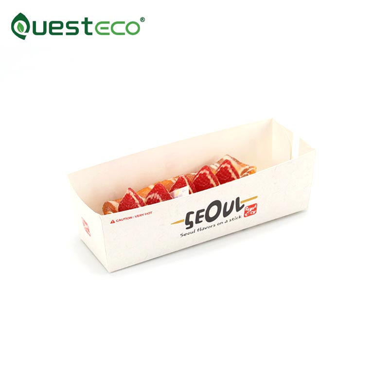 Caja de papel de perro de maíz coreano