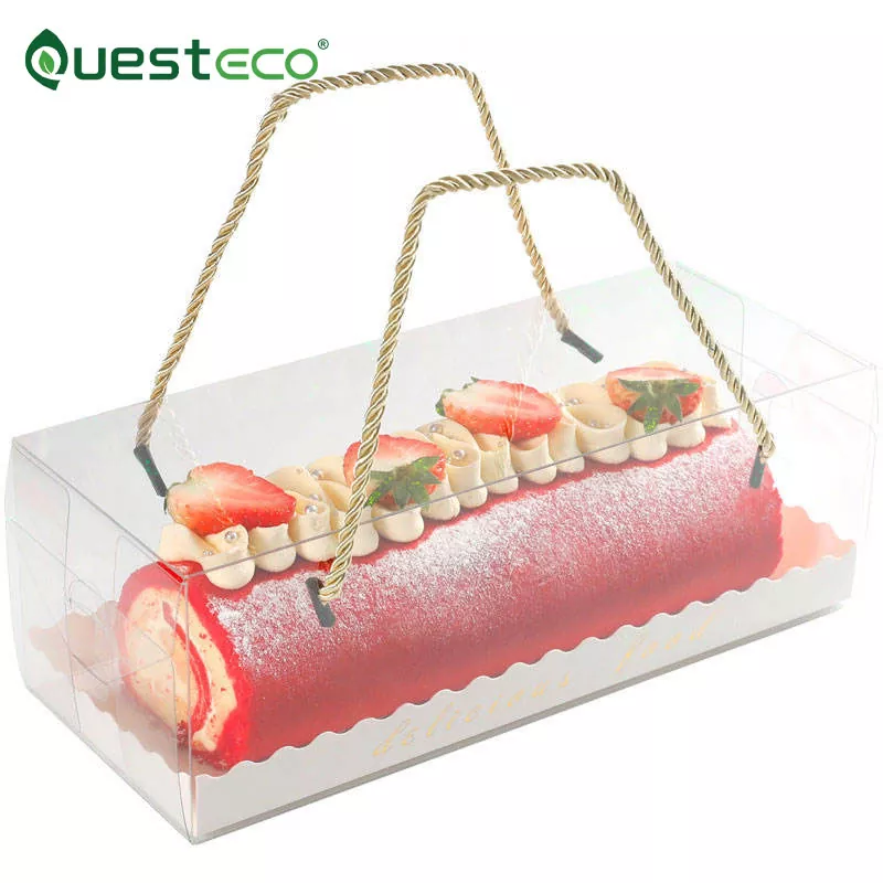 Caja De Plástico Para Pastelería Macaron